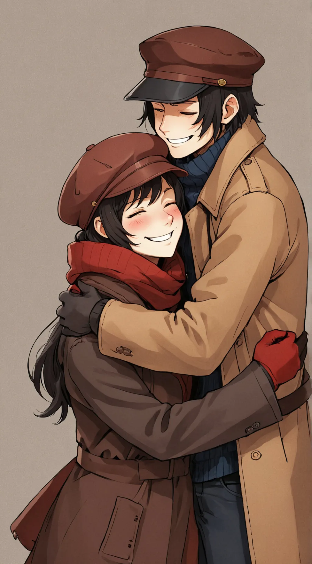 ai character: Caleb & Anna background