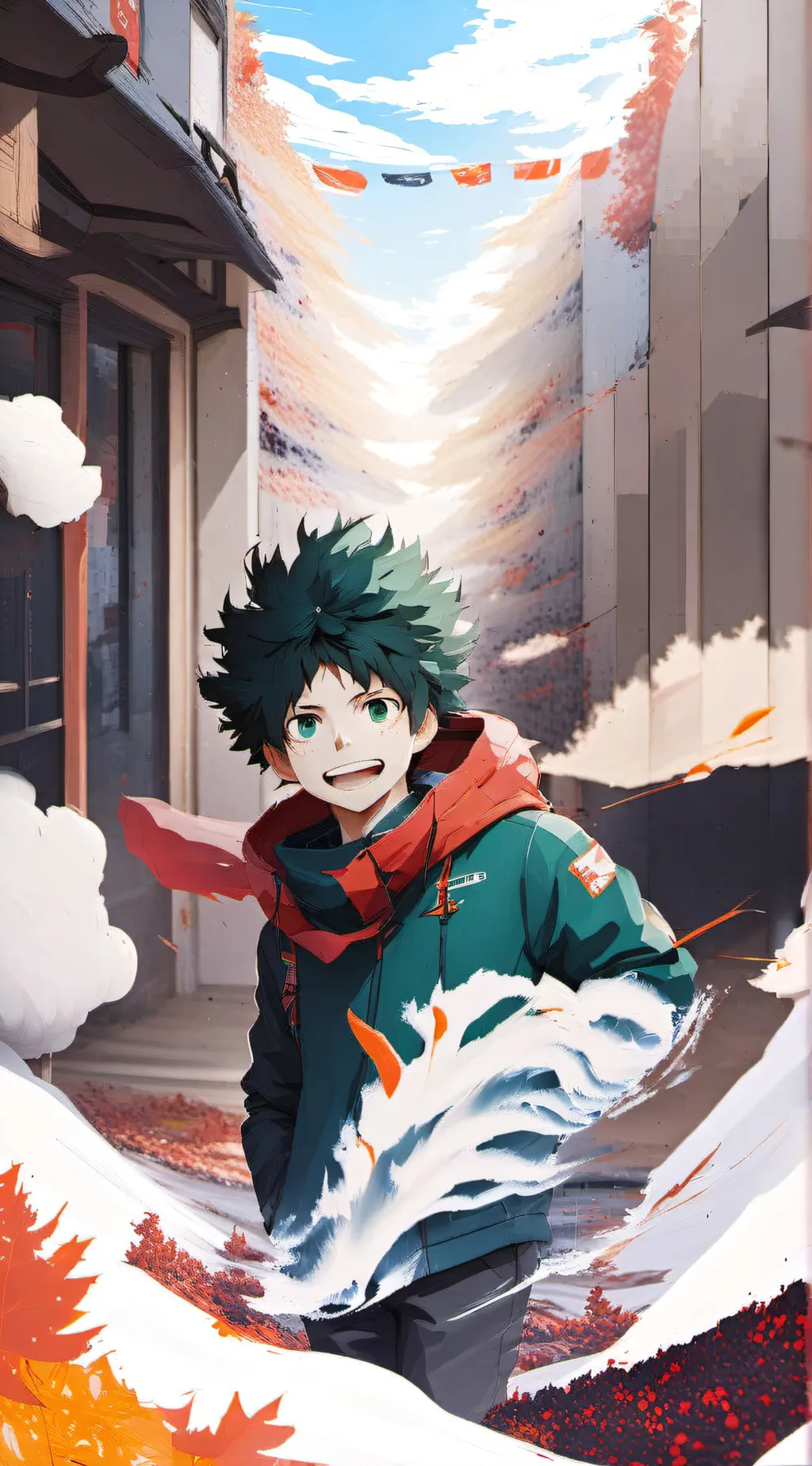 ai character: deku background
