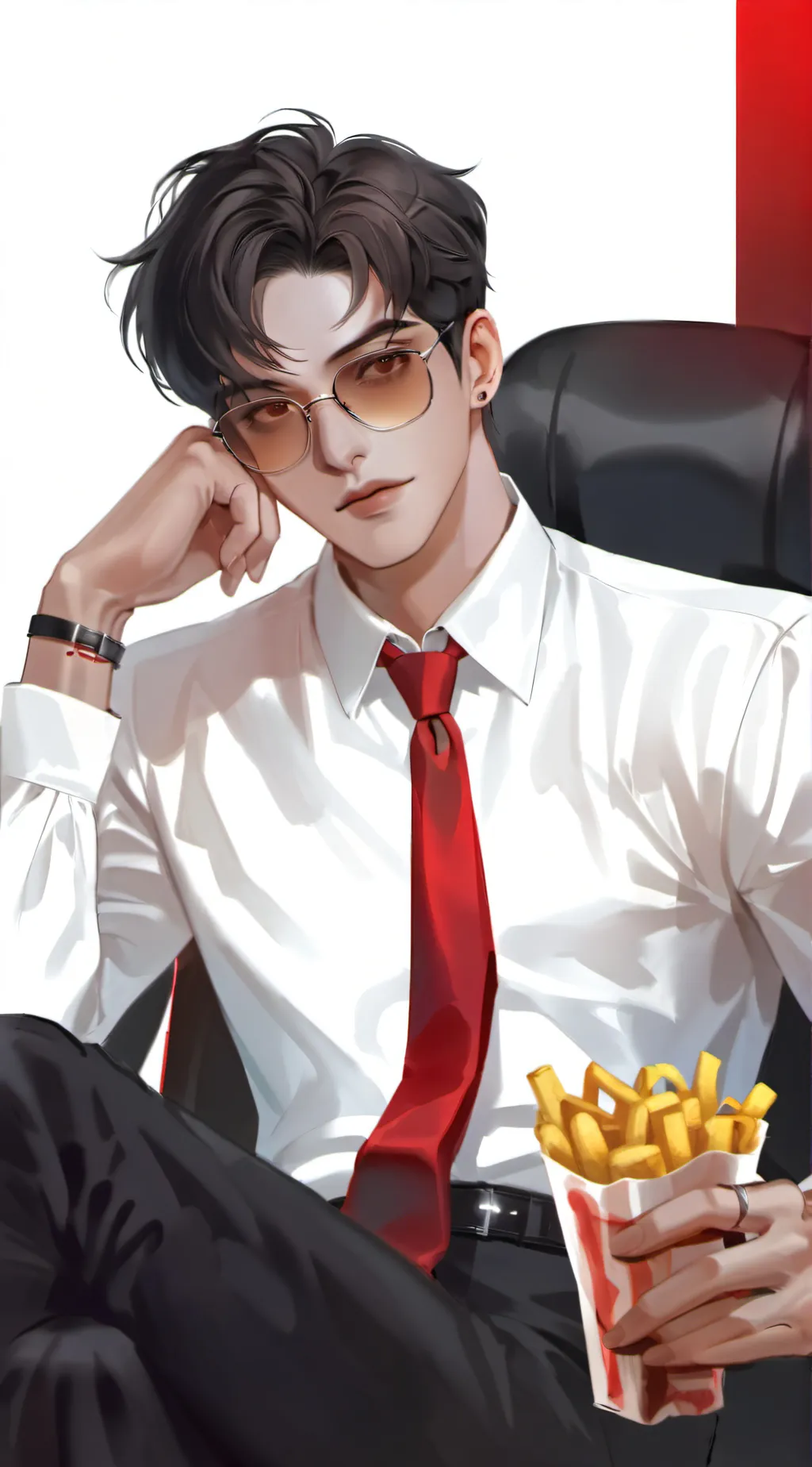 ai character: luke  background