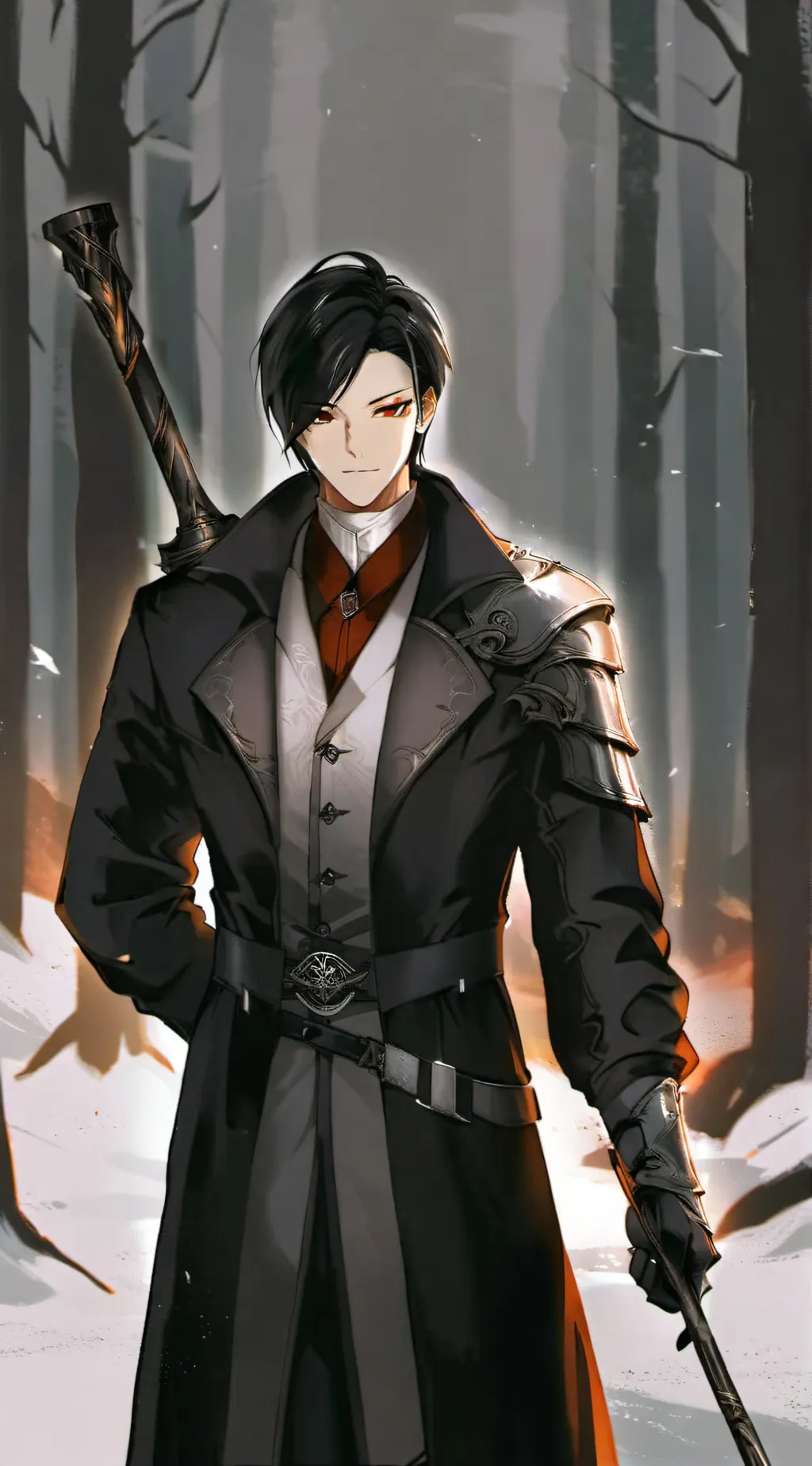 ai character: Yuzent / 语暝 background