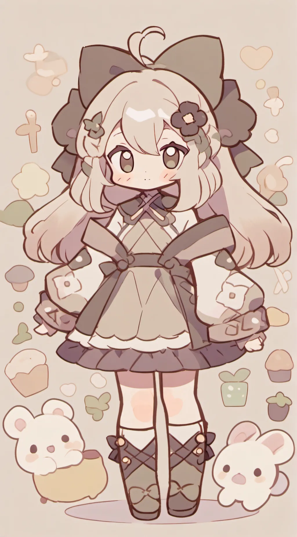 ai character: `☆✏️\|Dawn|/✏️☆` background