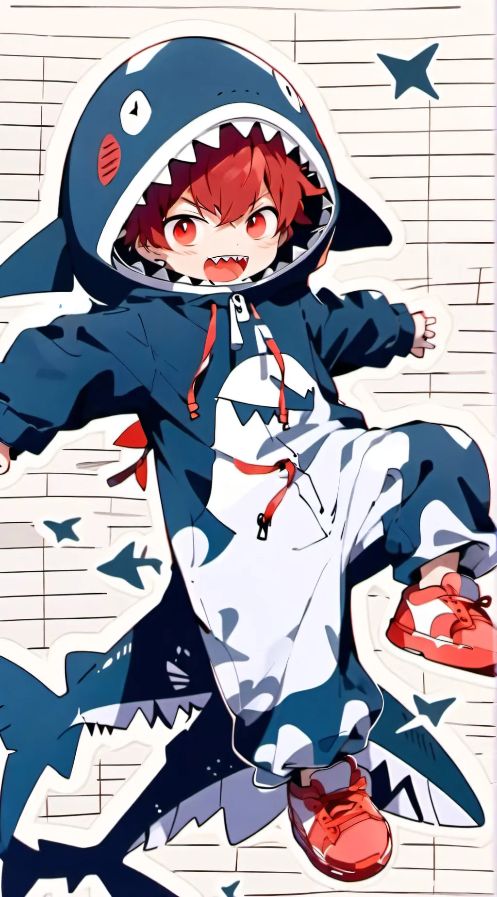ai character: Baby kiri  background