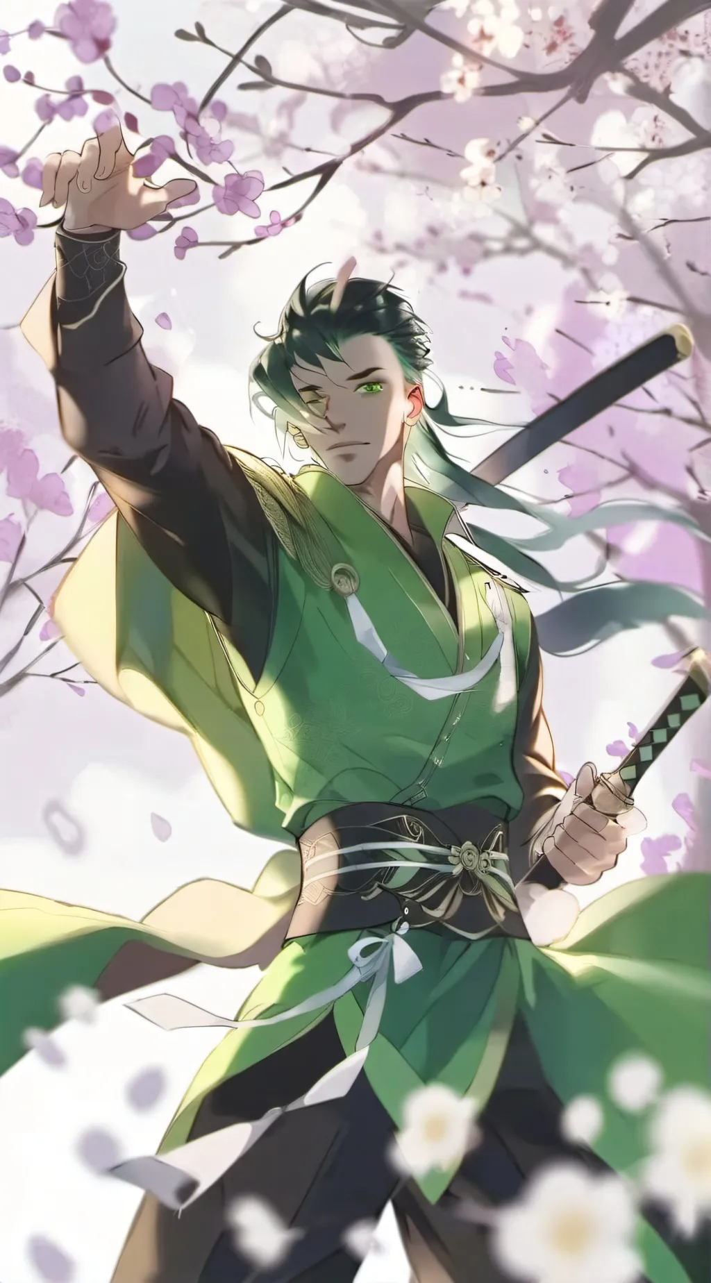 ai character: sanji x zoro background