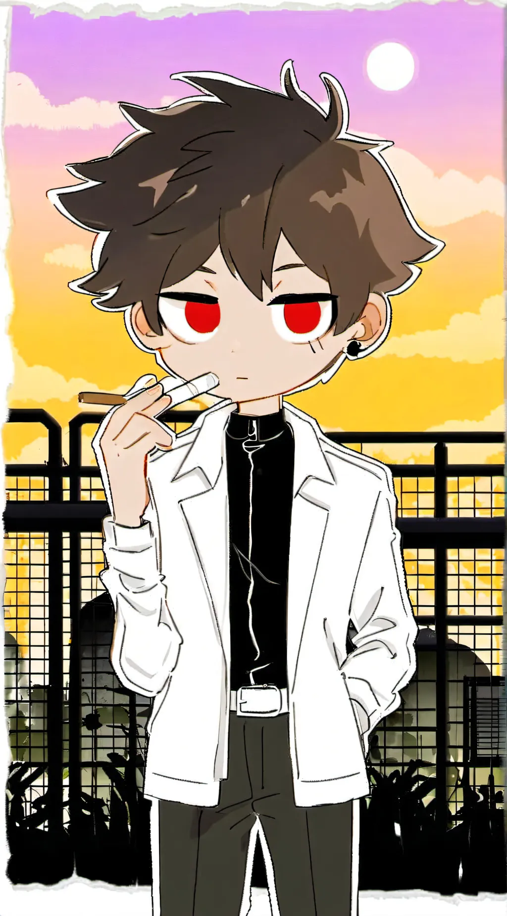 ai character: Laszlo  background