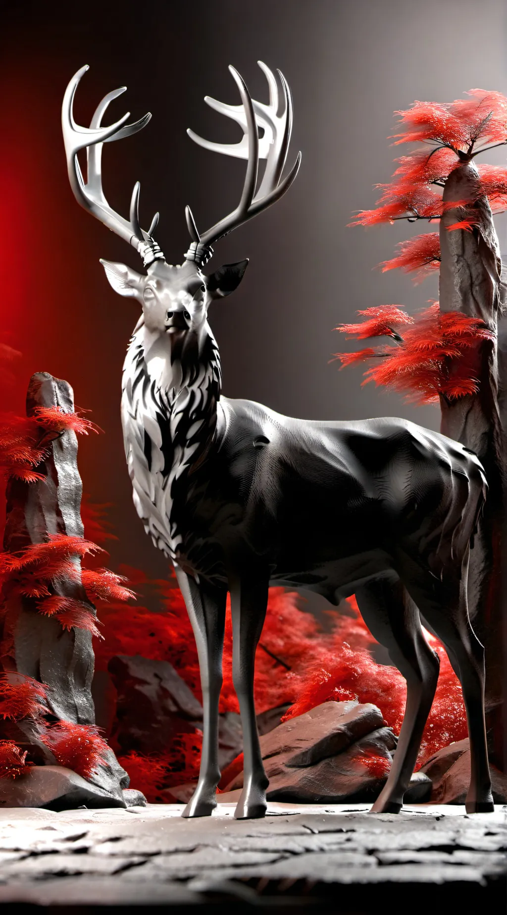 ai character: Alastor heartfelt  background