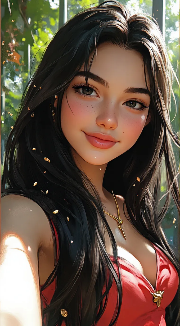 ai character: forest background