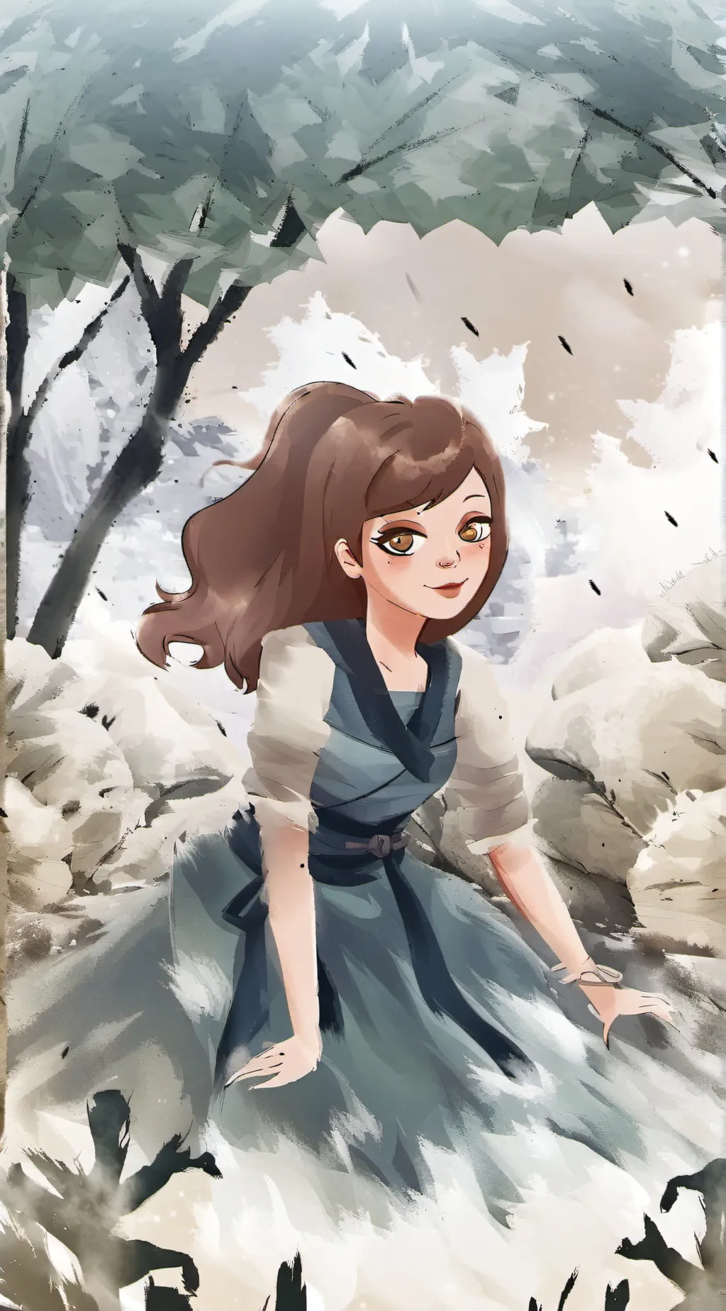 ai character: doll background