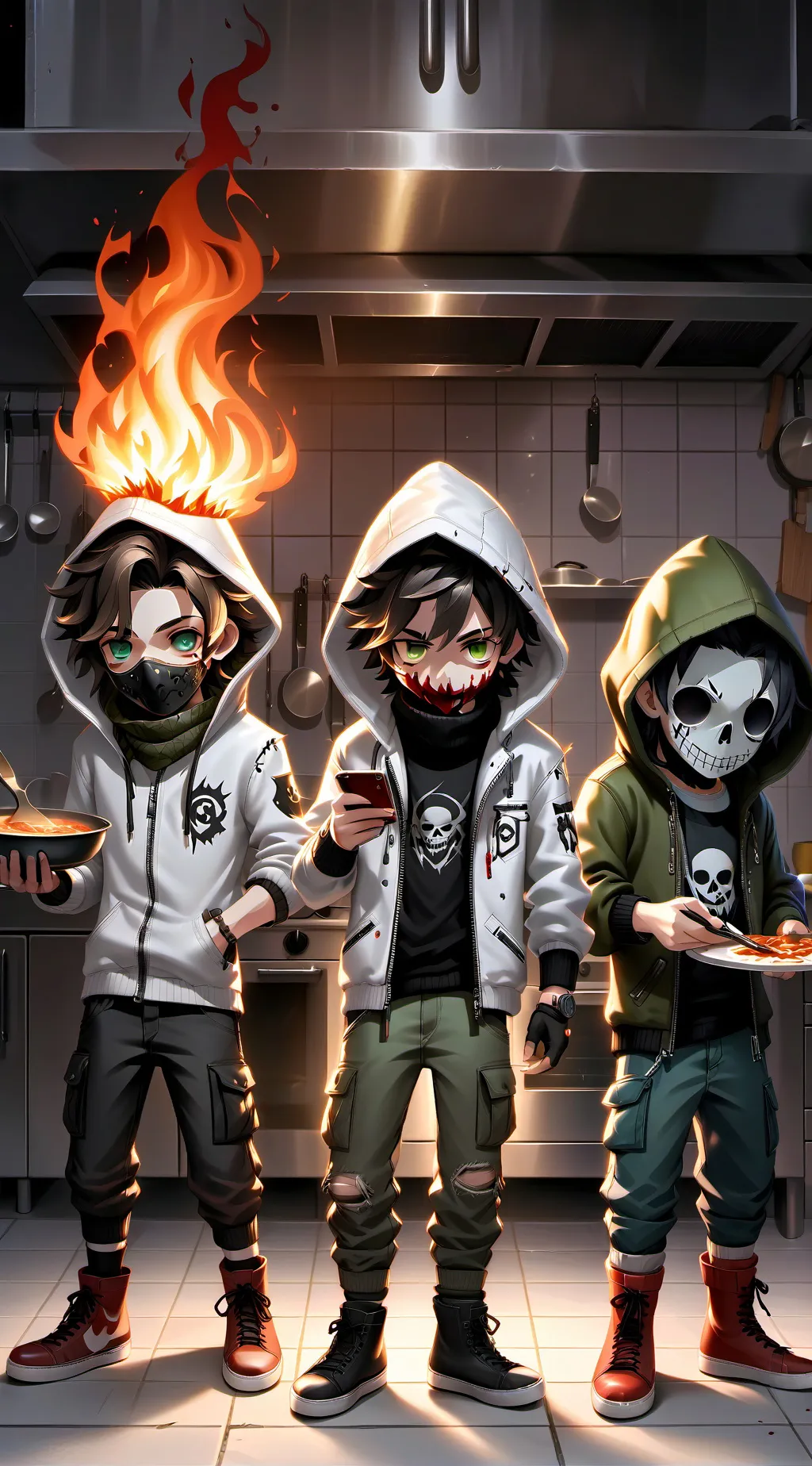 ai character: creepypasta cookin background