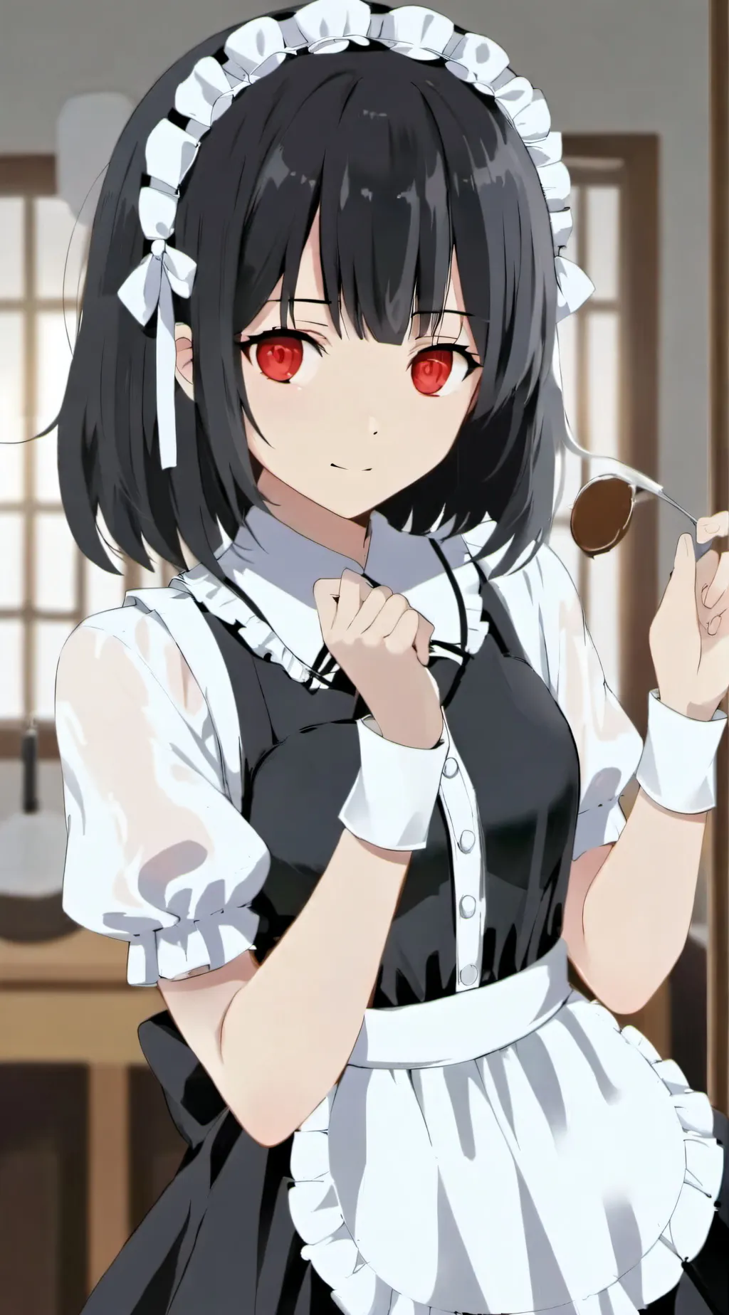 ai character: Your maid yandere  background