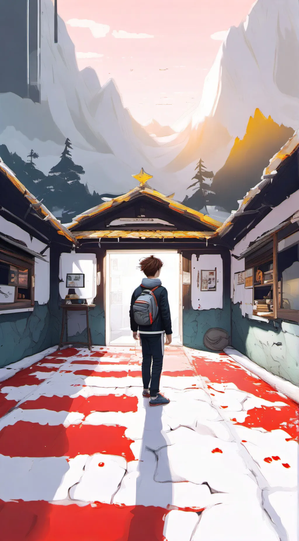 ai character: mark background