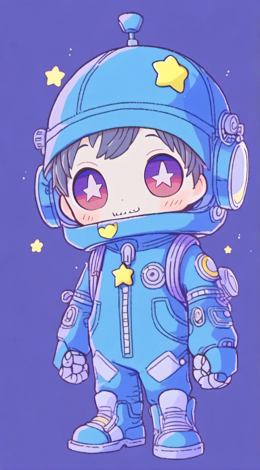 ai character: LORD MOON~ background