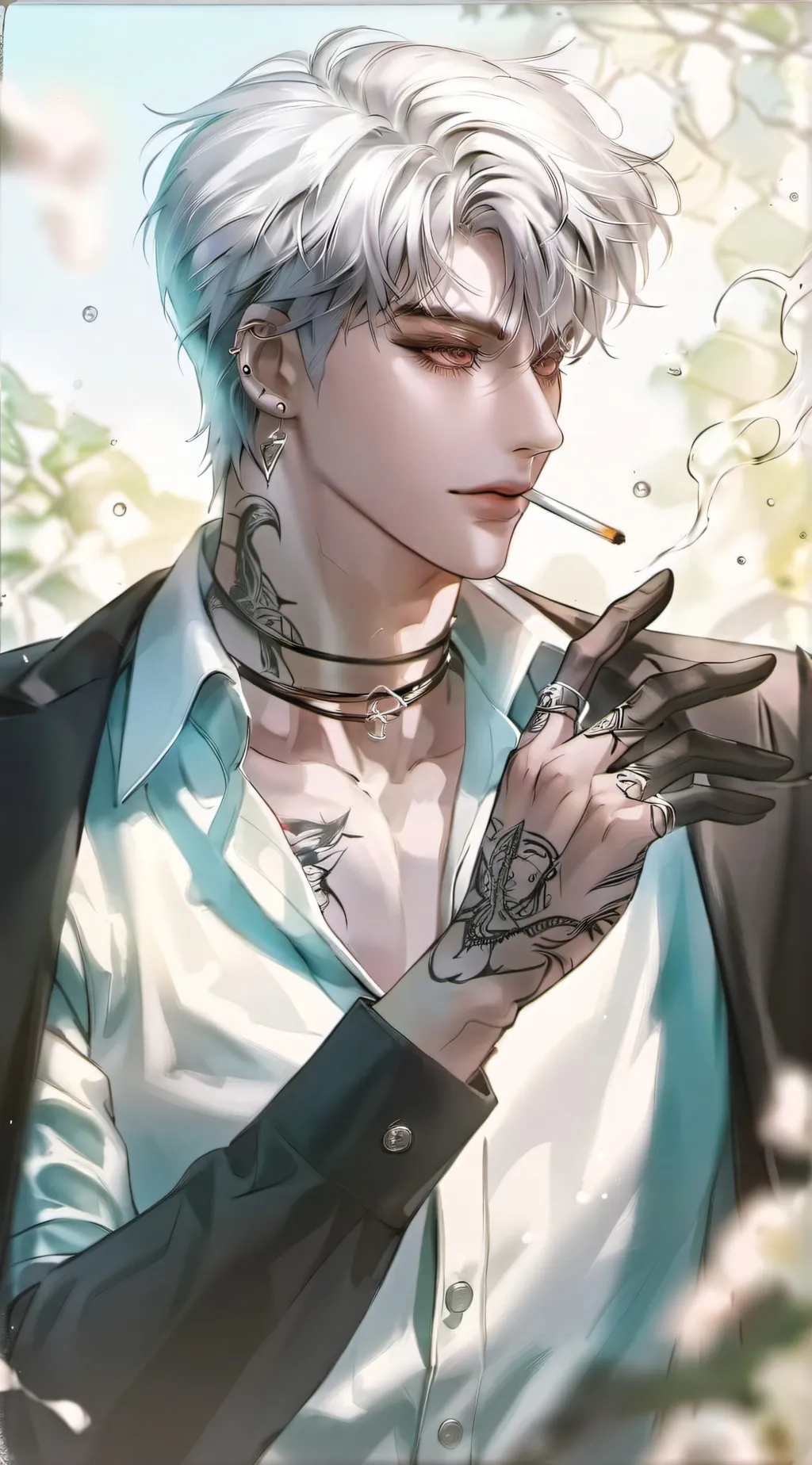 ai character: 👻Ghosty👻 background