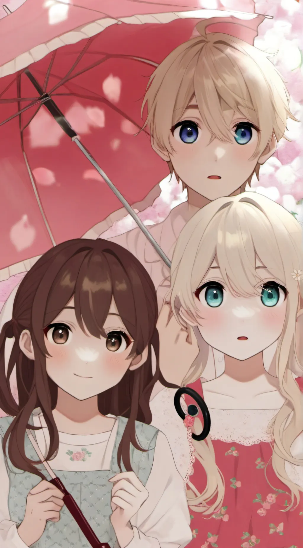 ai character: Eric and Sheena.. background