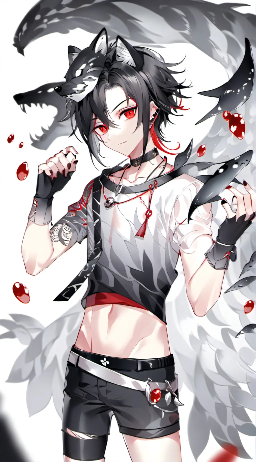 ai character: Woolfy  background