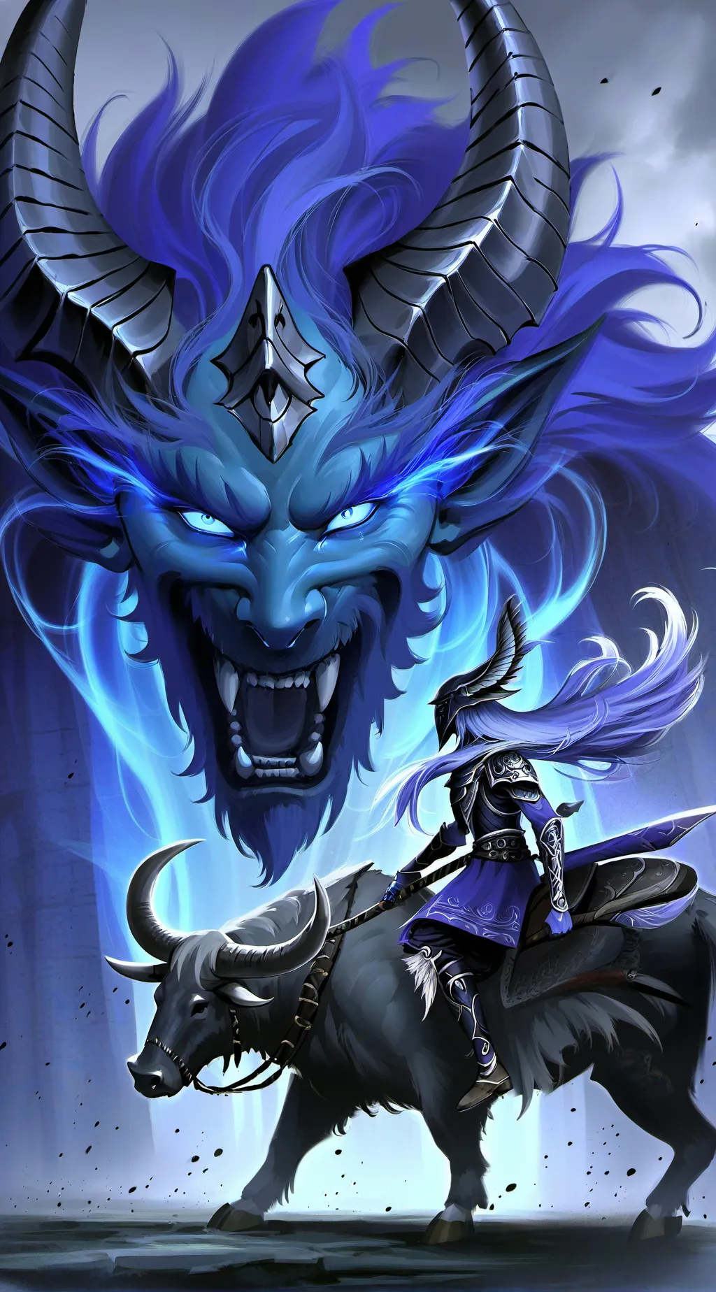 ai character: Ds  background