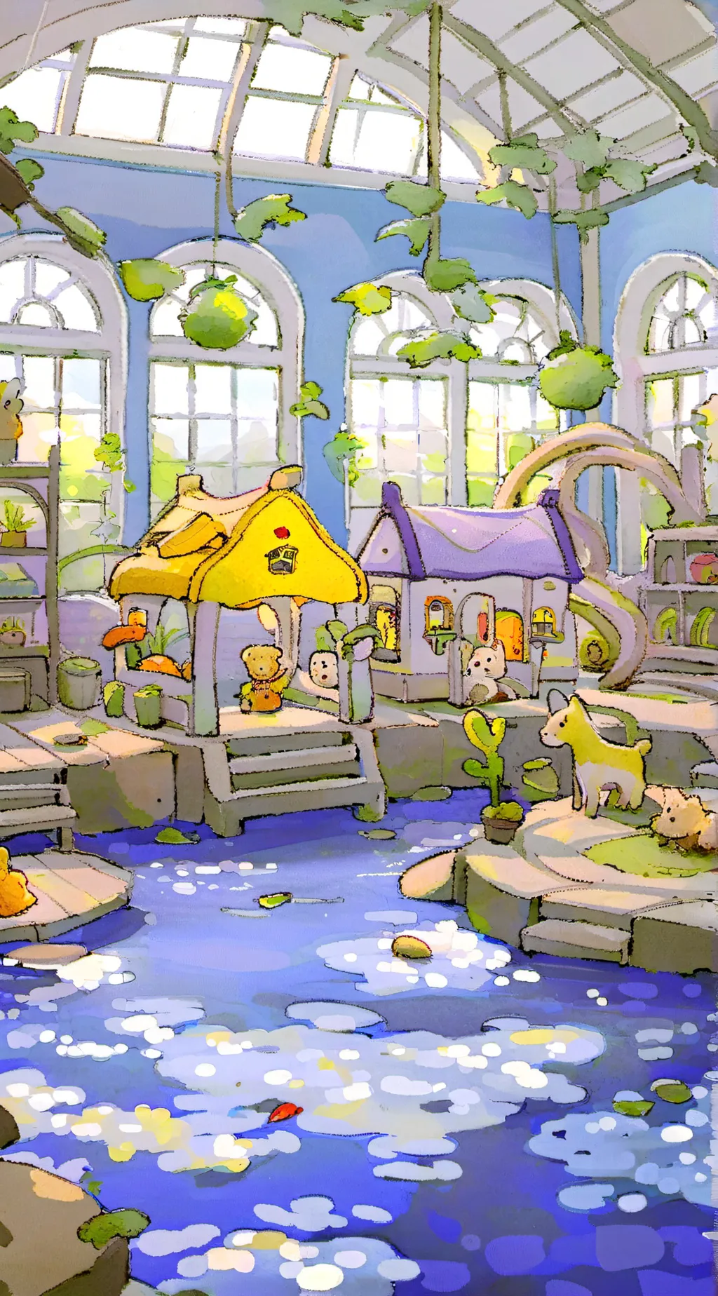 ai character: Daycare  background