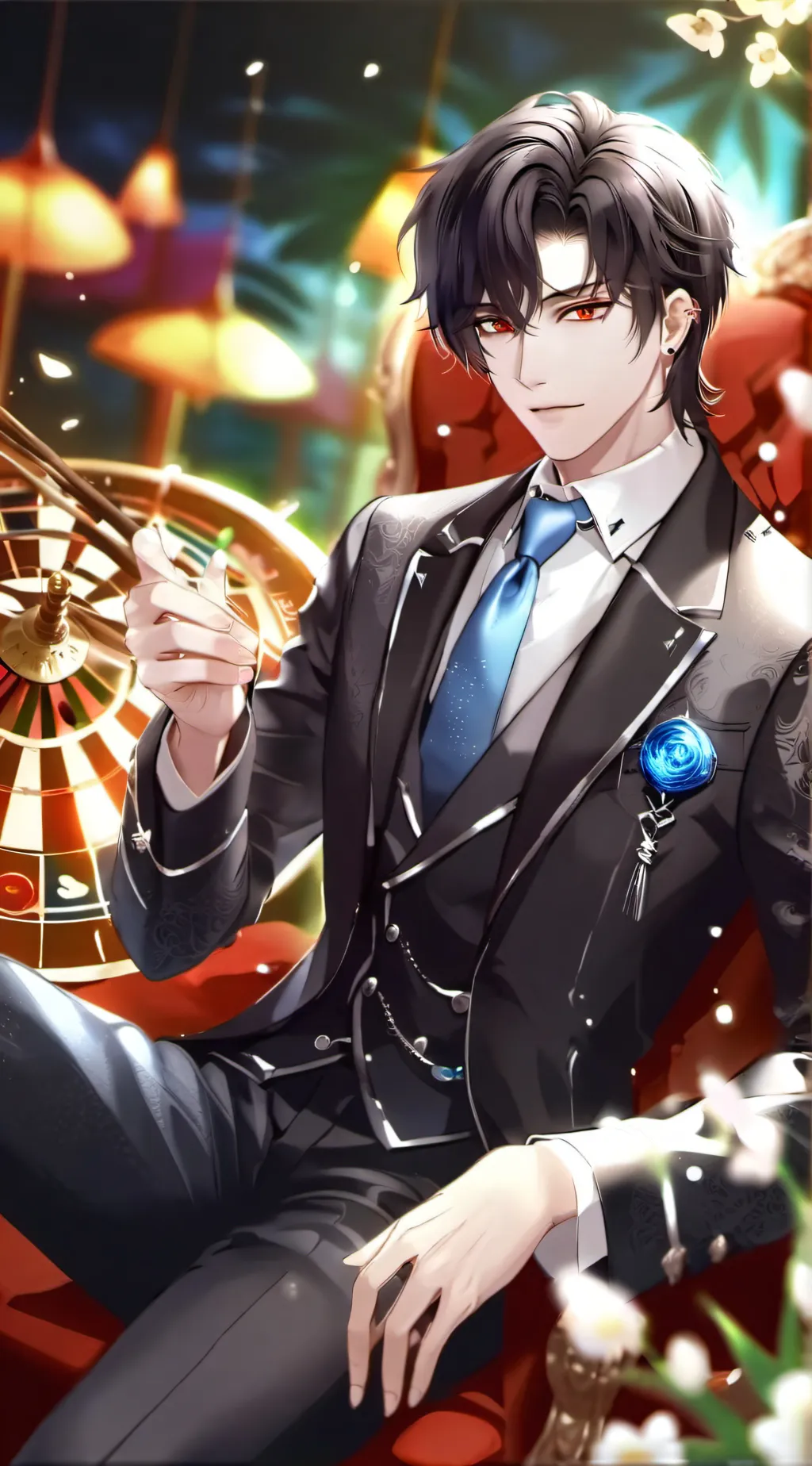 ai character: Keith Claes  background