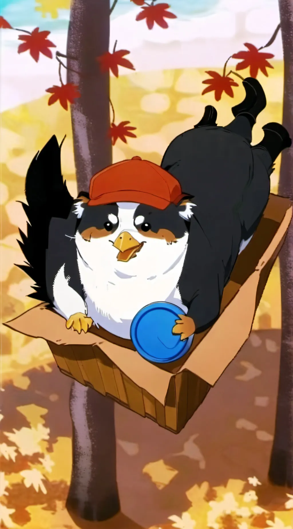 ai character: alan the chicken background