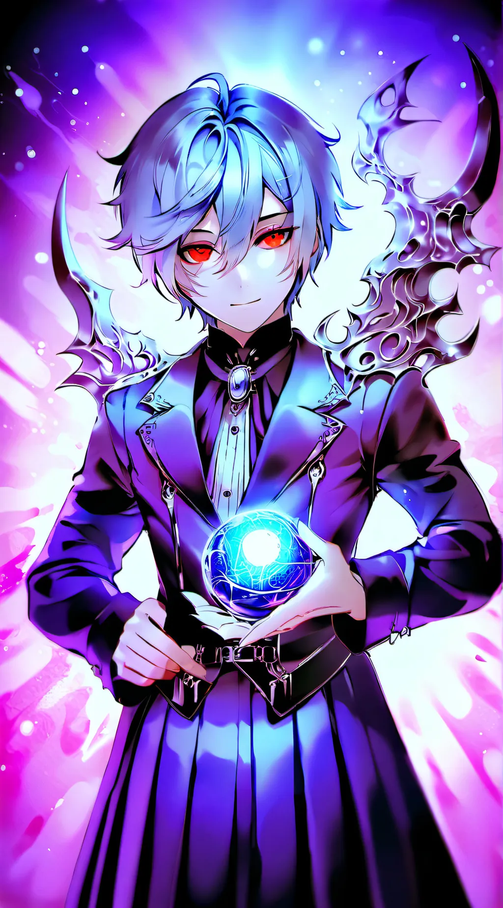 ai character: ~coral~ background