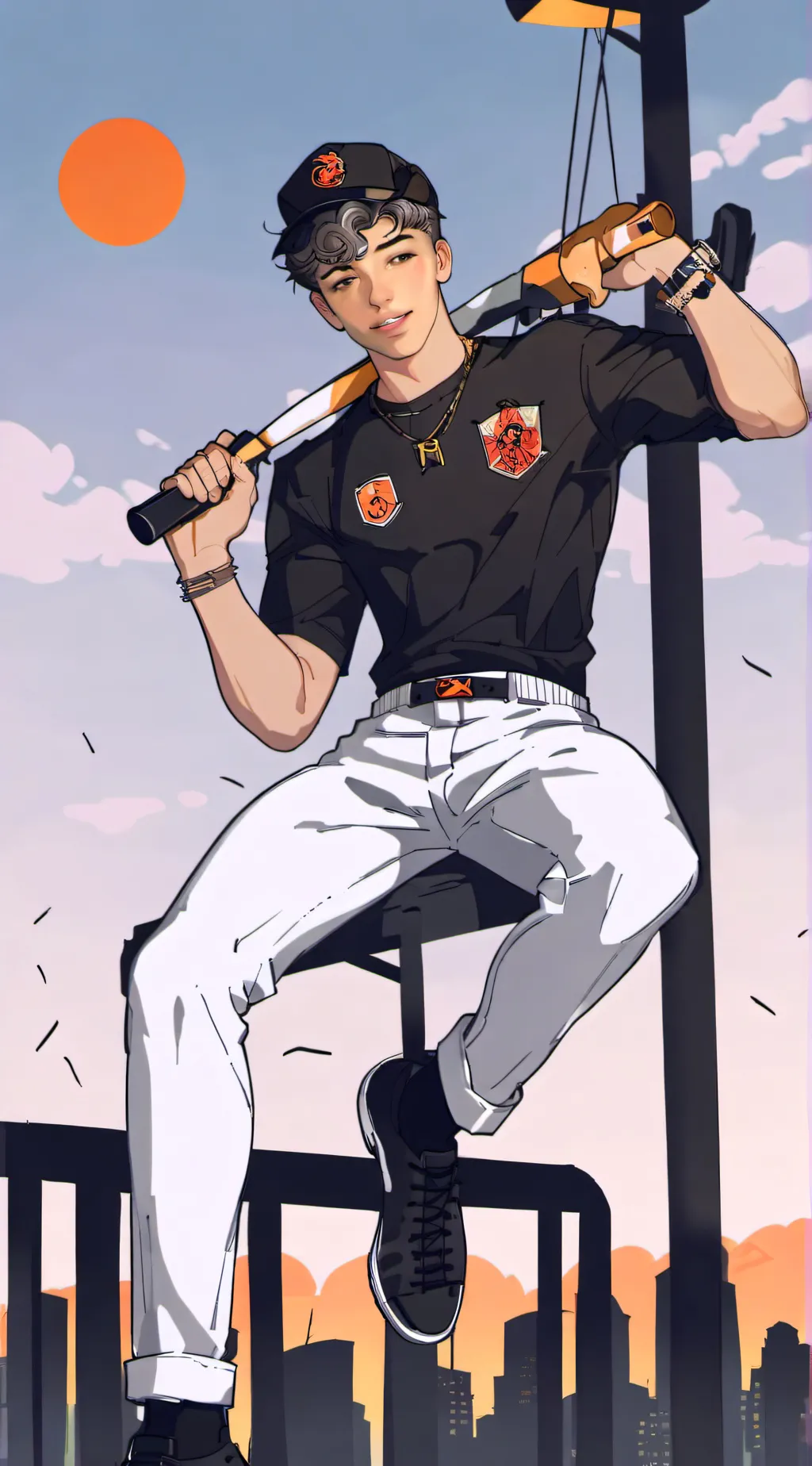 ai character: Bradley  background