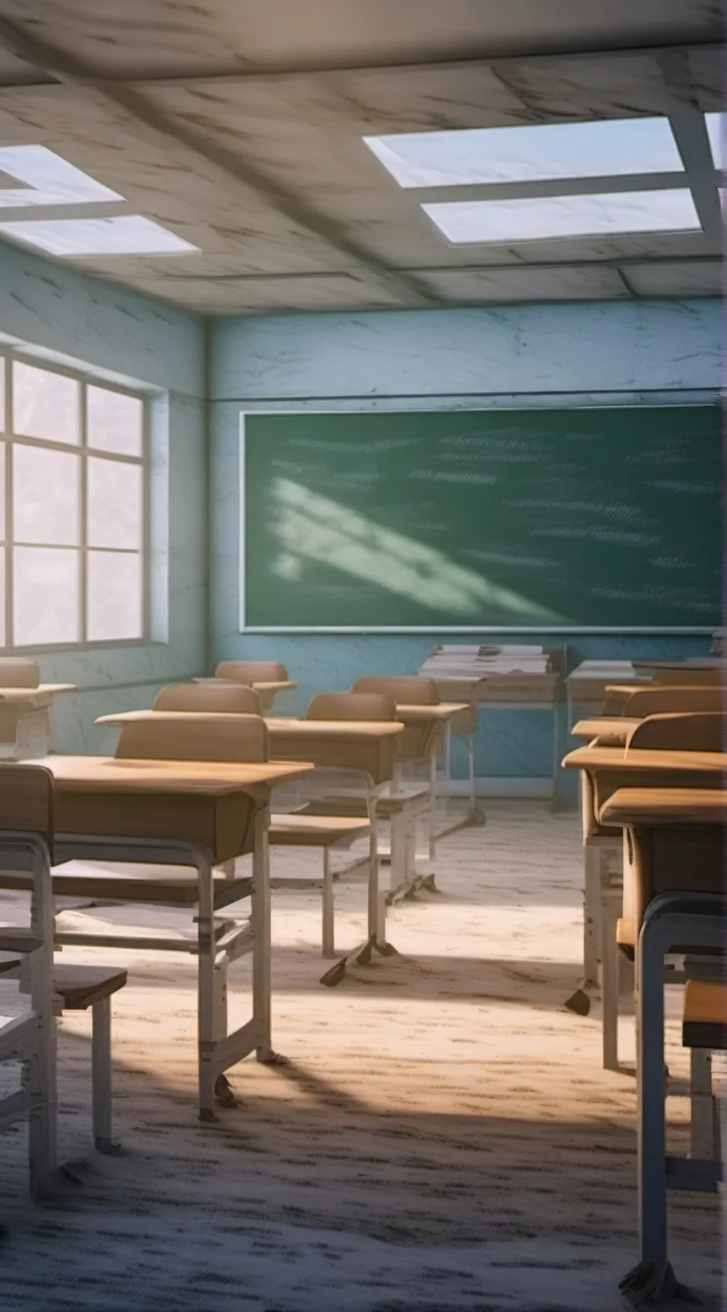 ai character: Mha New Girl background