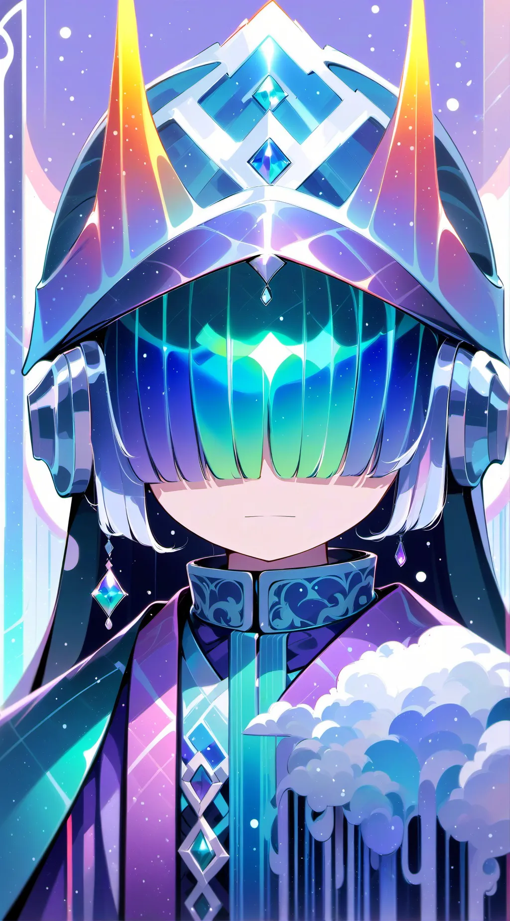 ai character: MHA AND DS CHIBI background