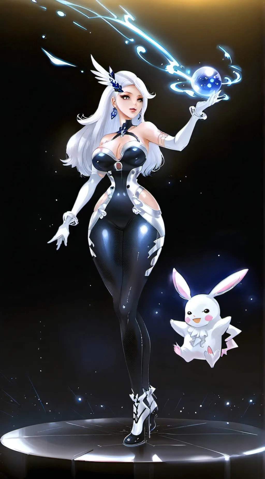 ai character: Ally  background