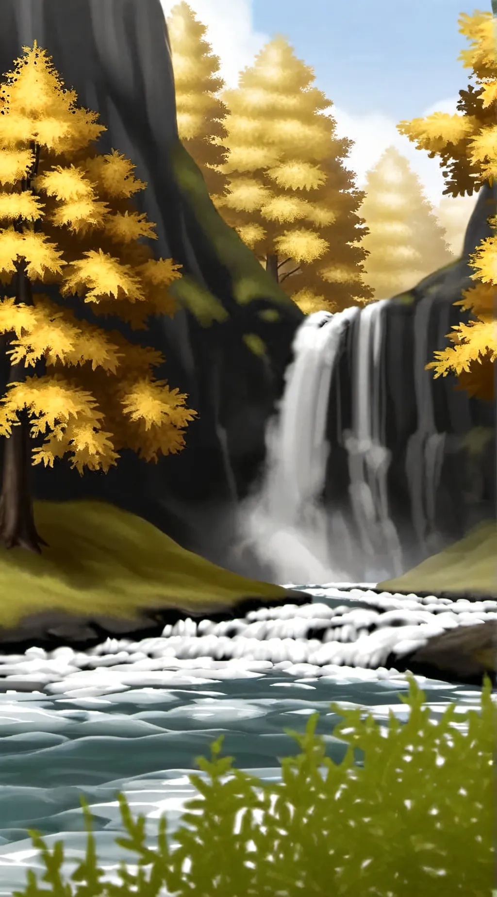 ai character: death River background