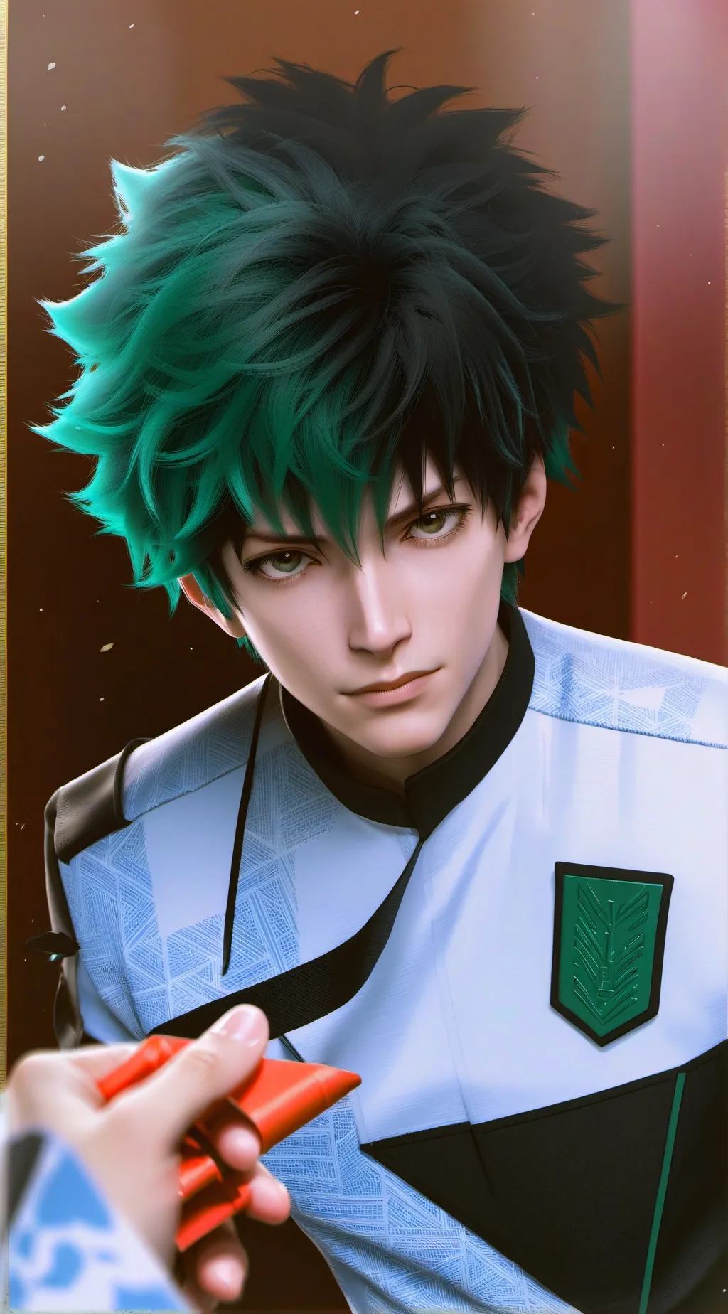 ai character:  Izuku Midoriya background