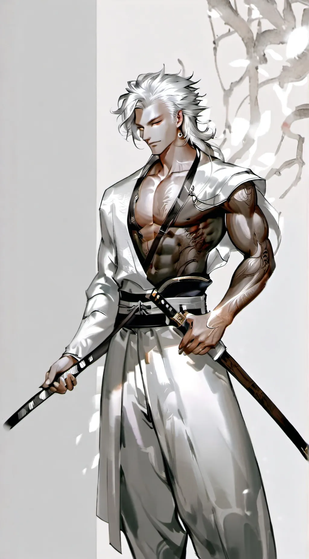 ai character: Alias grey background