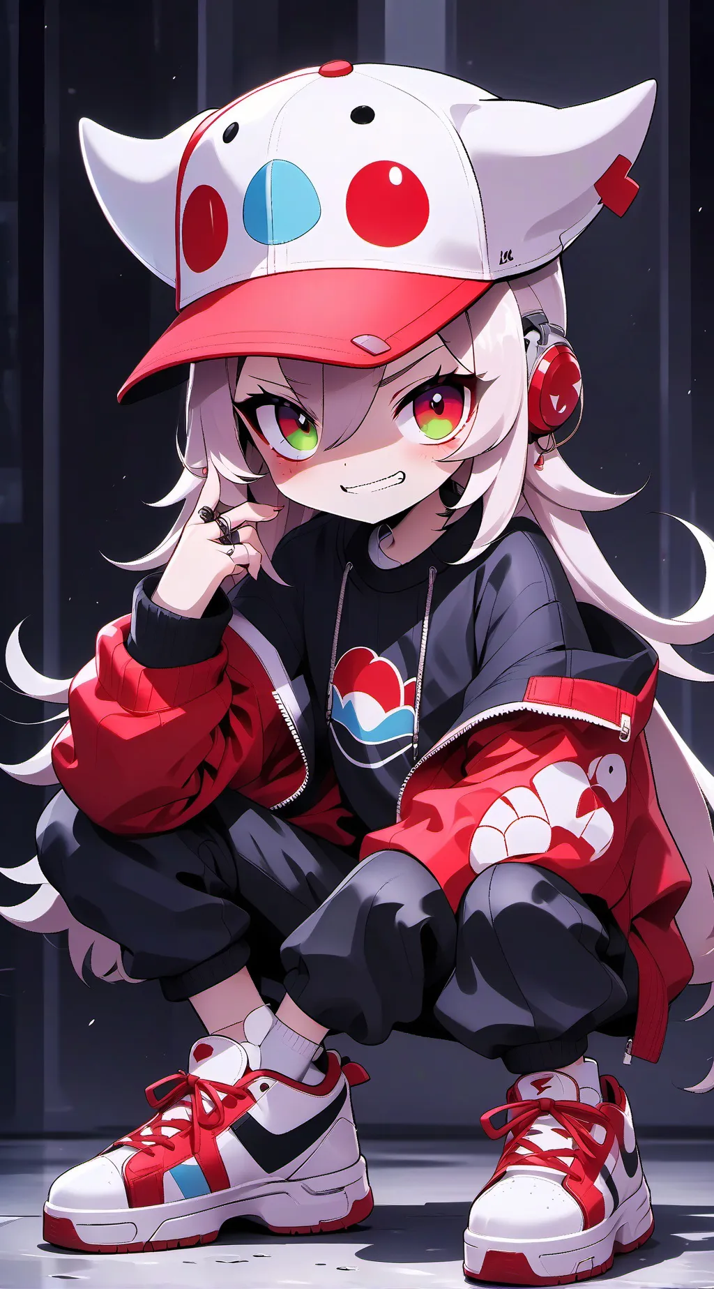 ai character: lucky  background