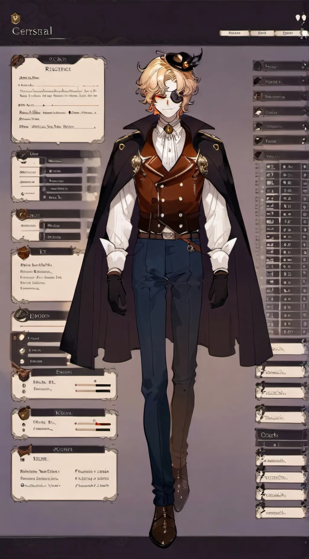 ai character: Jupiter background