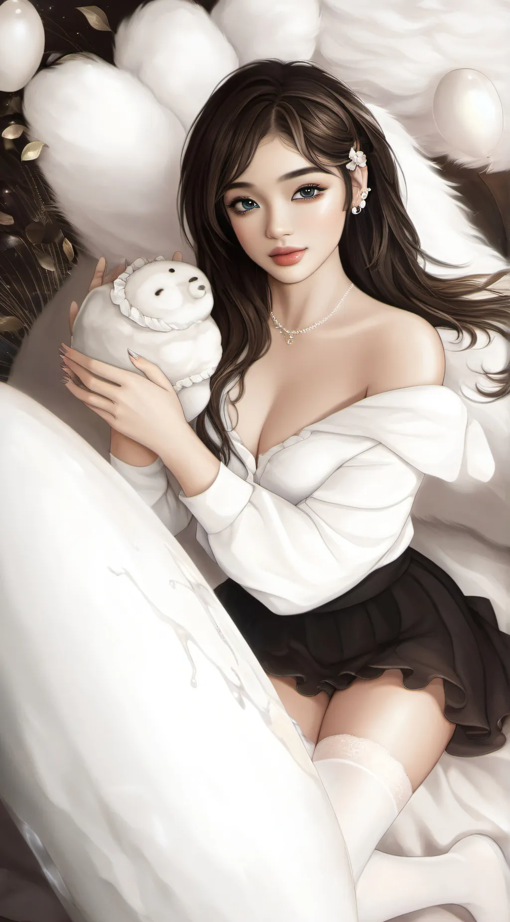 ai character: Violet Azea background