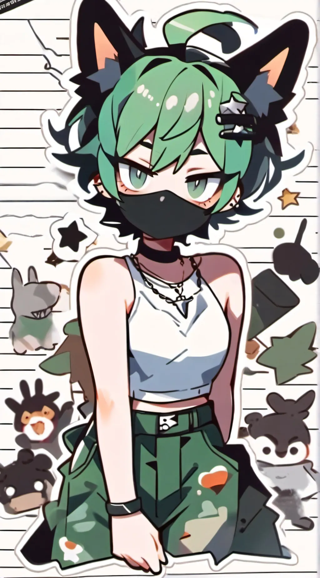 ai character: Tessa HB background