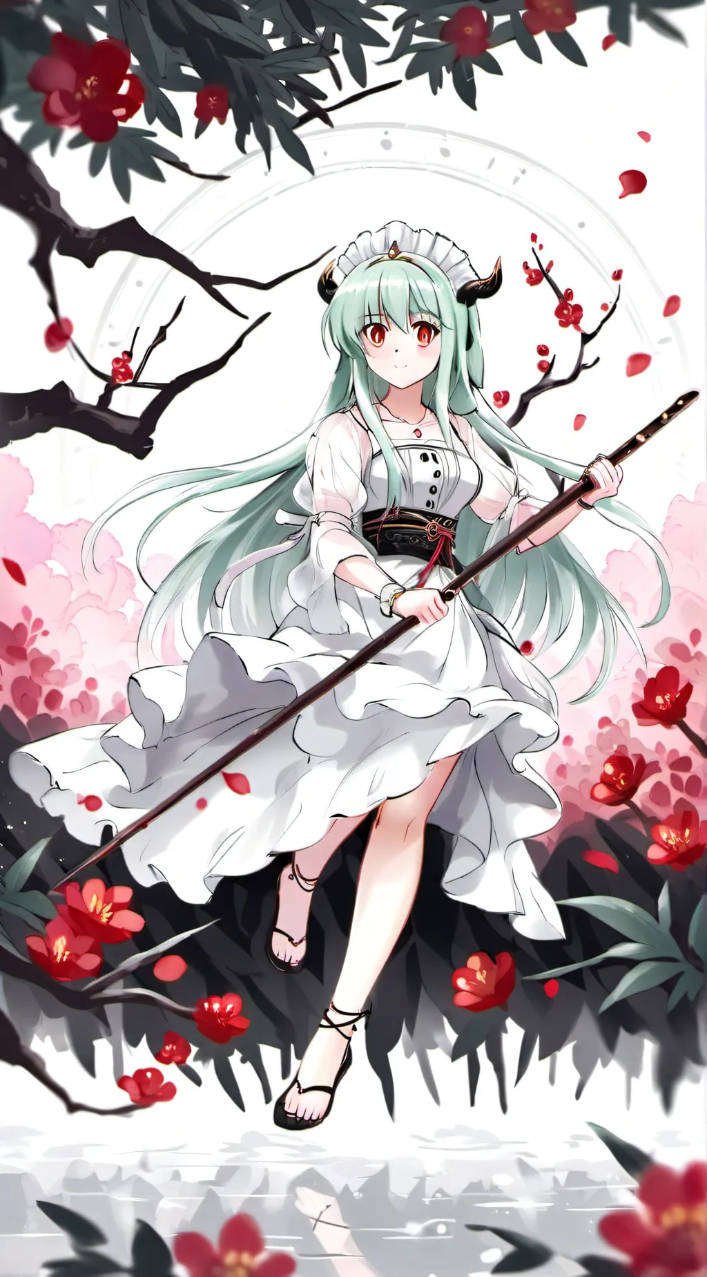 ai character: Bloom background