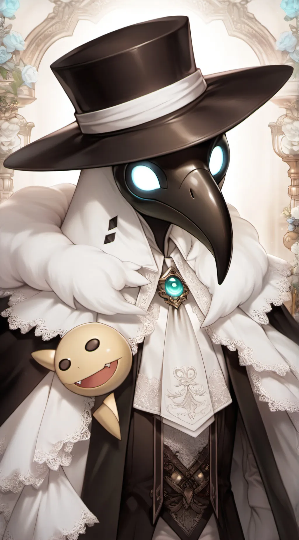 ai character: Monotone  background