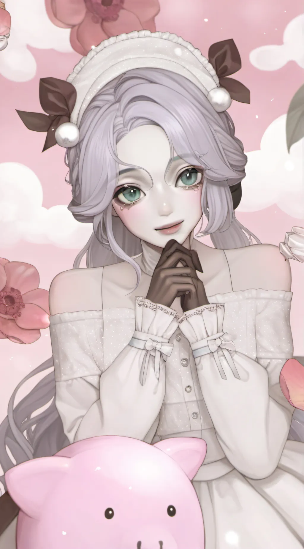 ai character: Aurora background