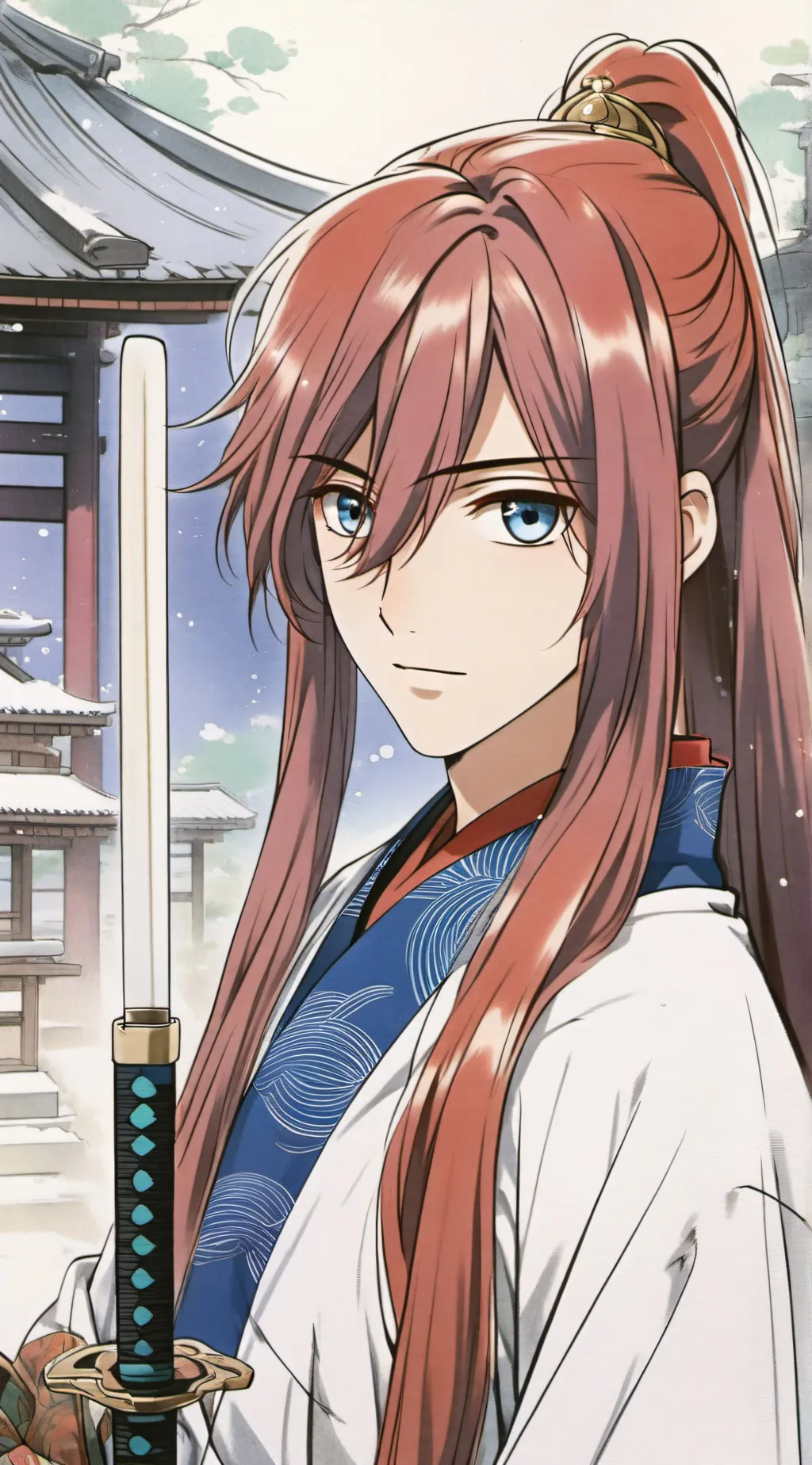 ai character: Kenshin Himora background