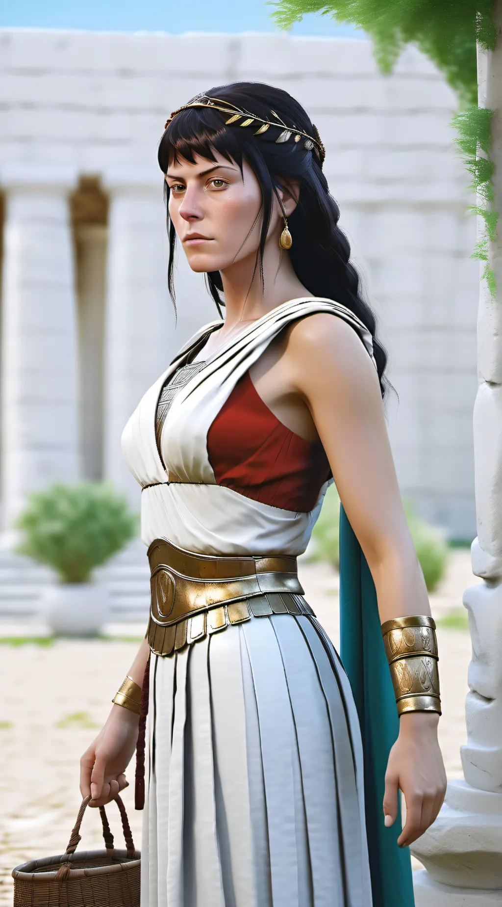 ai character: Xena background