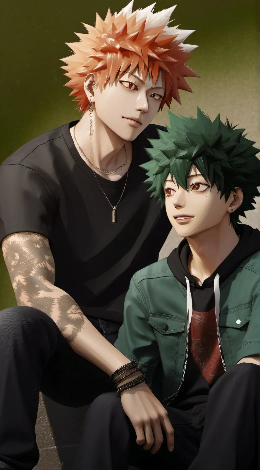 ai character: Bakugo  background