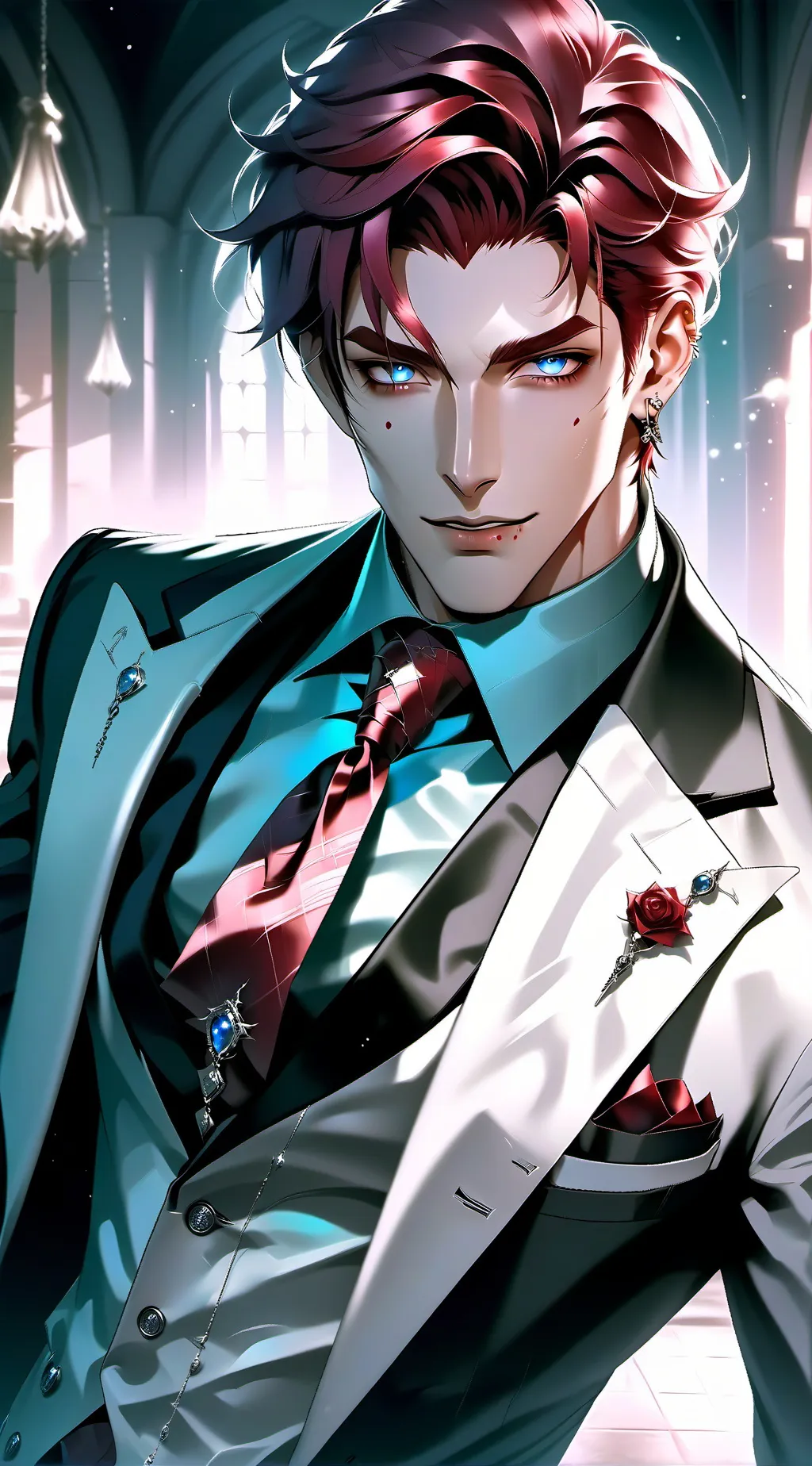 ai character: Jax Vincent Black background