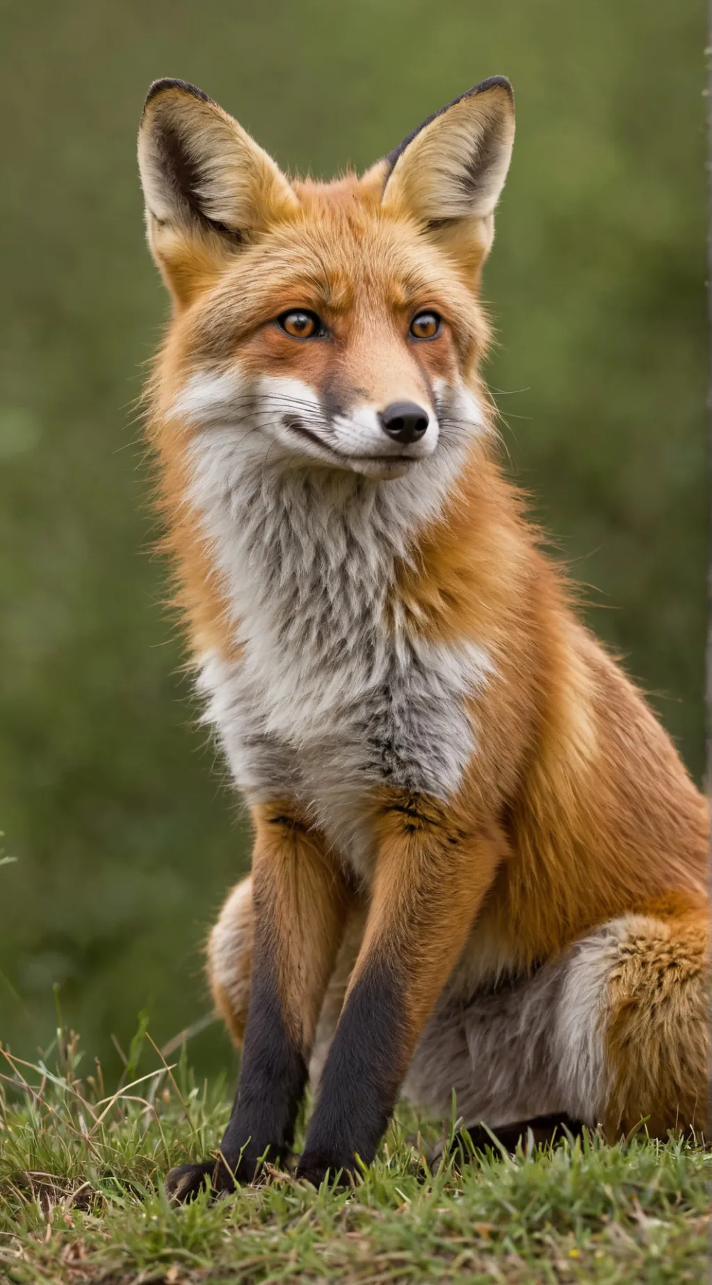 ai character: fox background