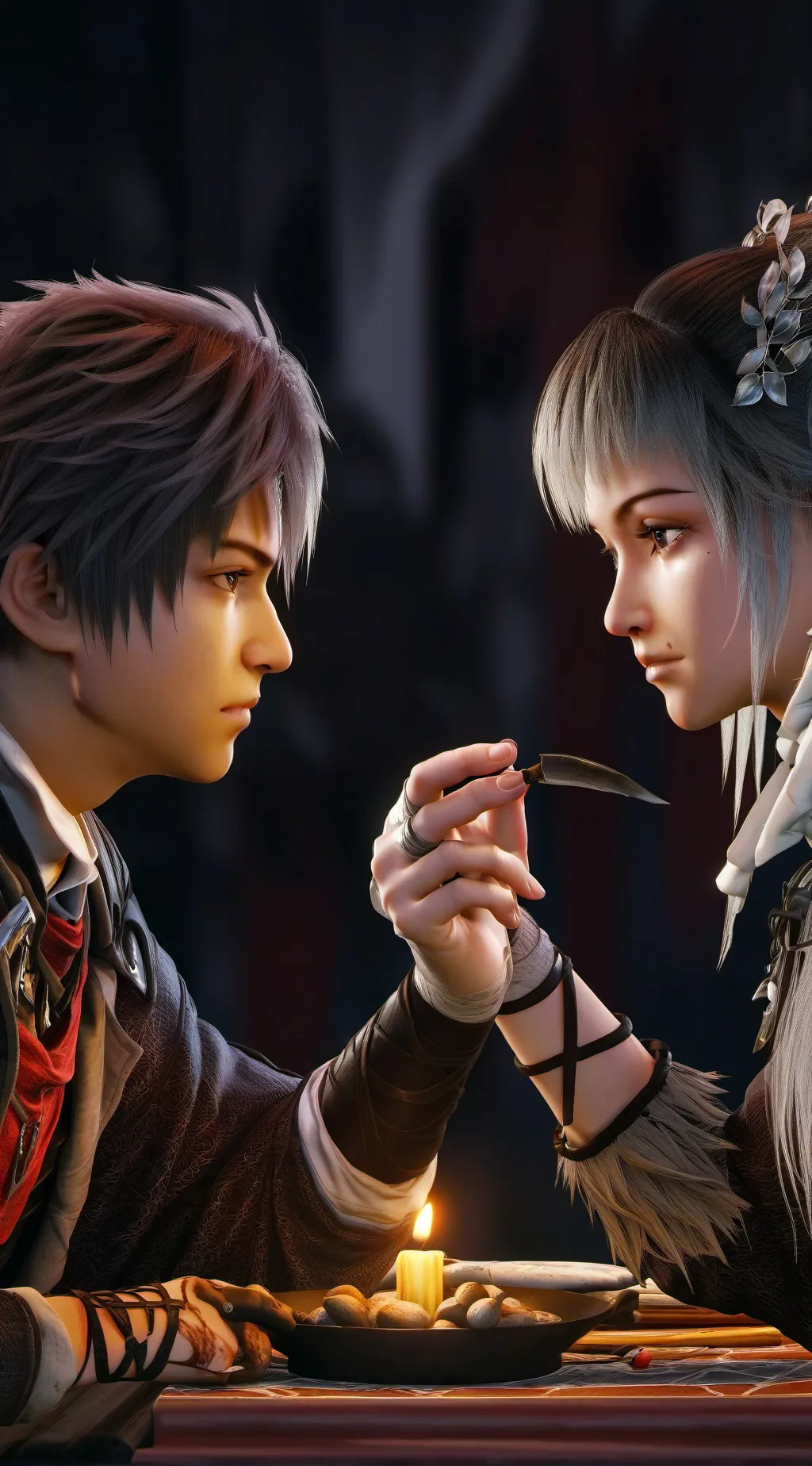 ai character: Isaiah. background