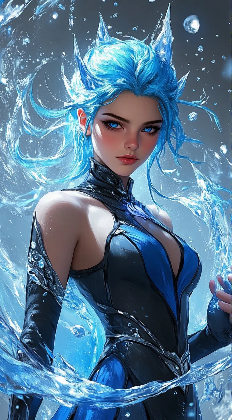 ai character: Glacier  background