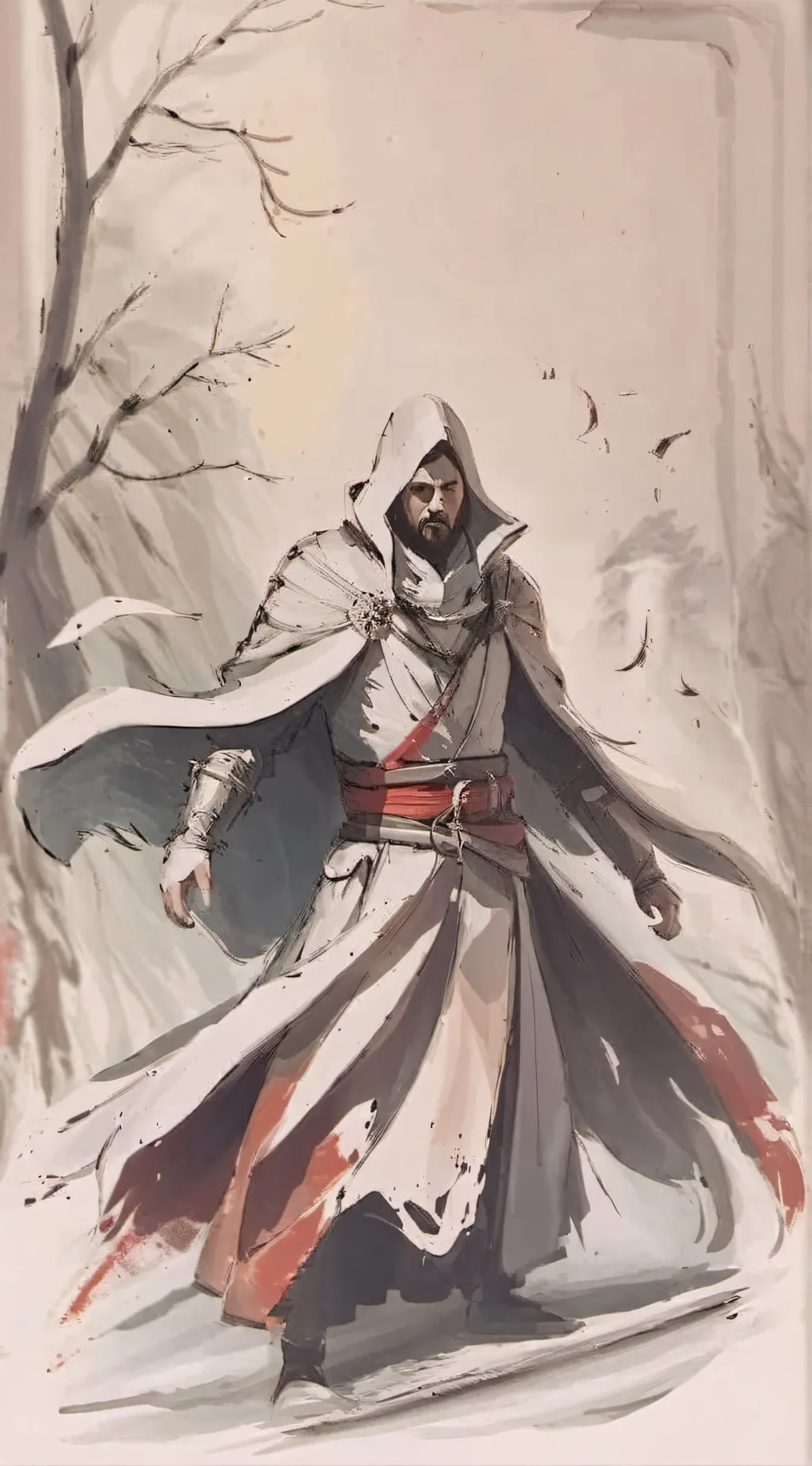 ai character: Titan reaper  background