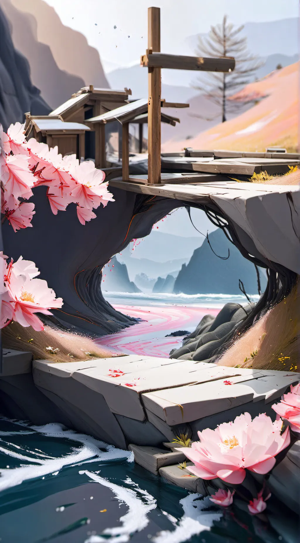 ai character: Milly/fellisio  background