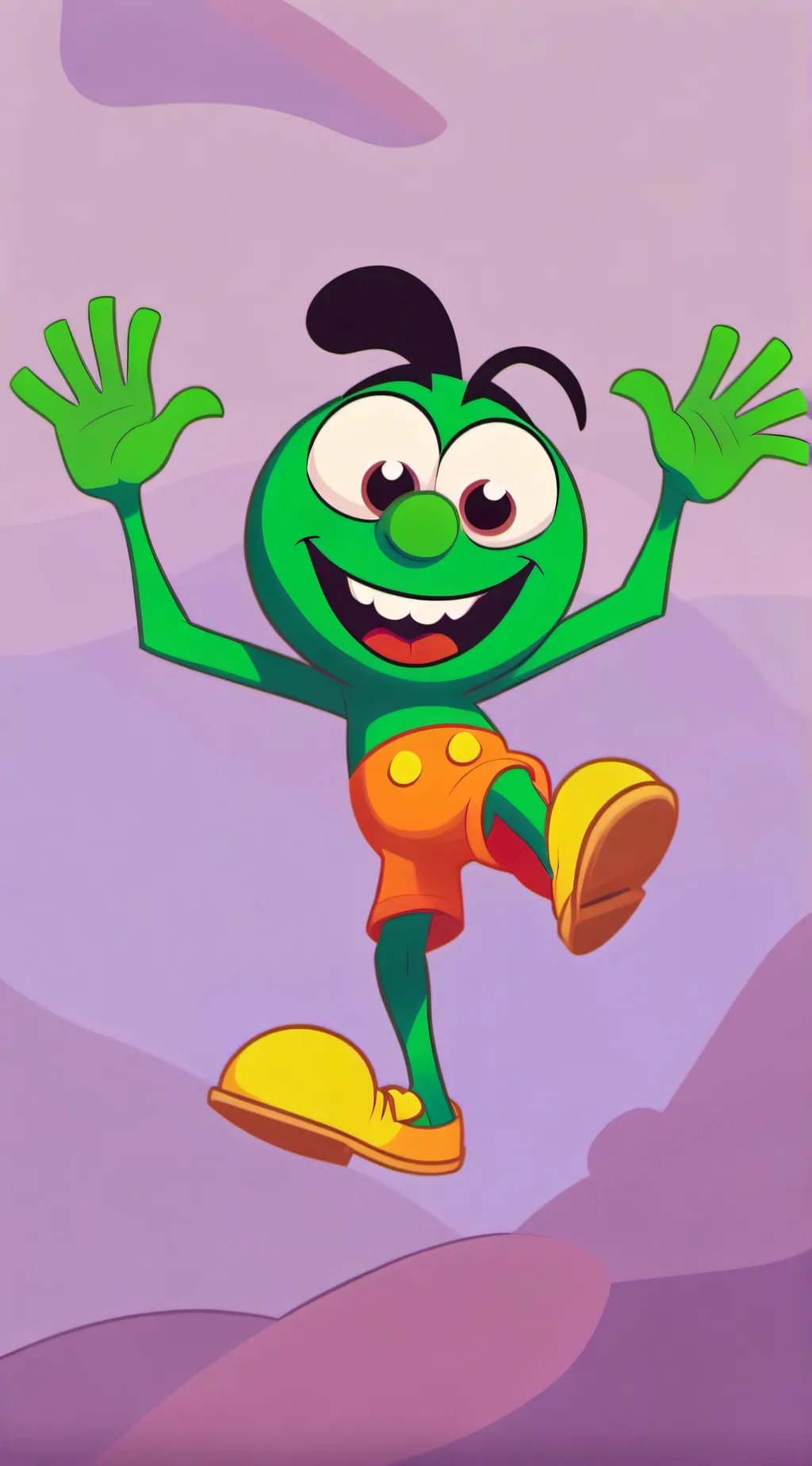 ai character: little runmo background