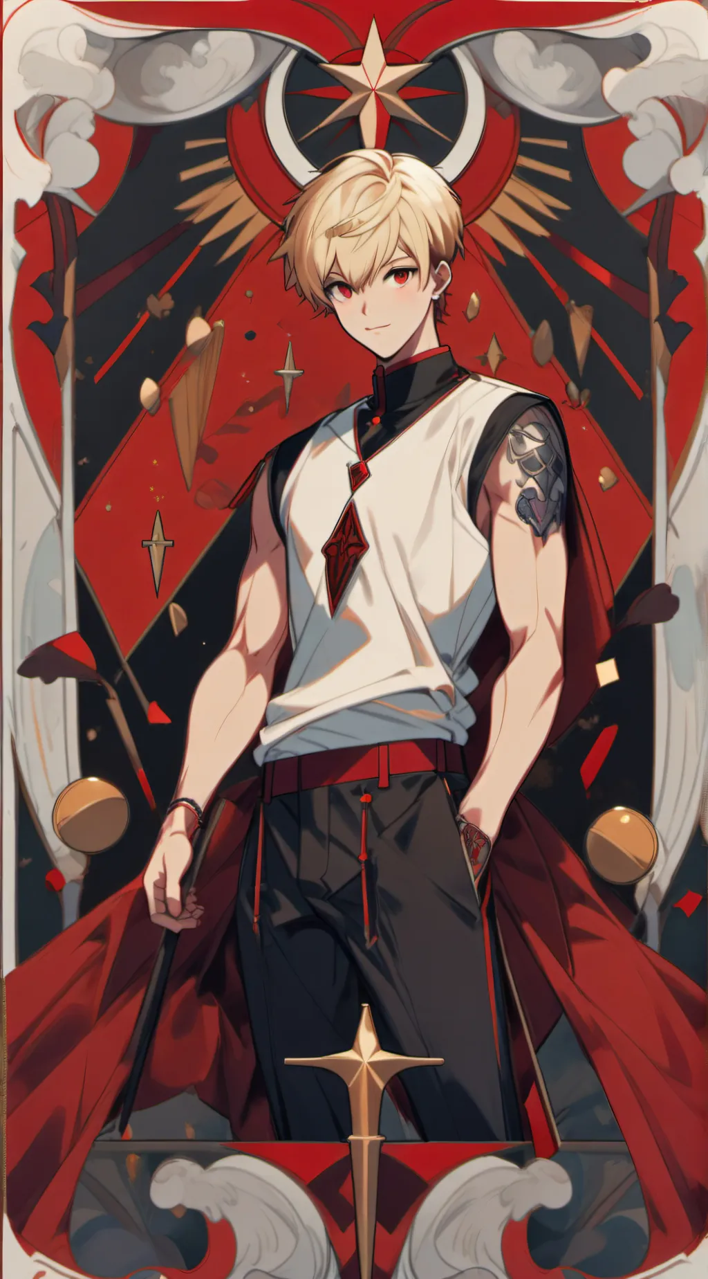 ai character: .~bakugo x you~. background