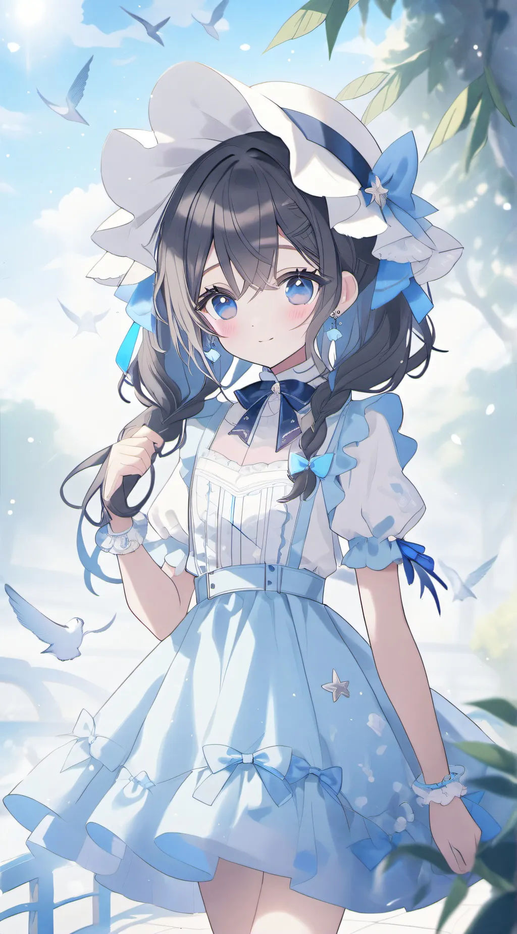 ai character: Lisa  background