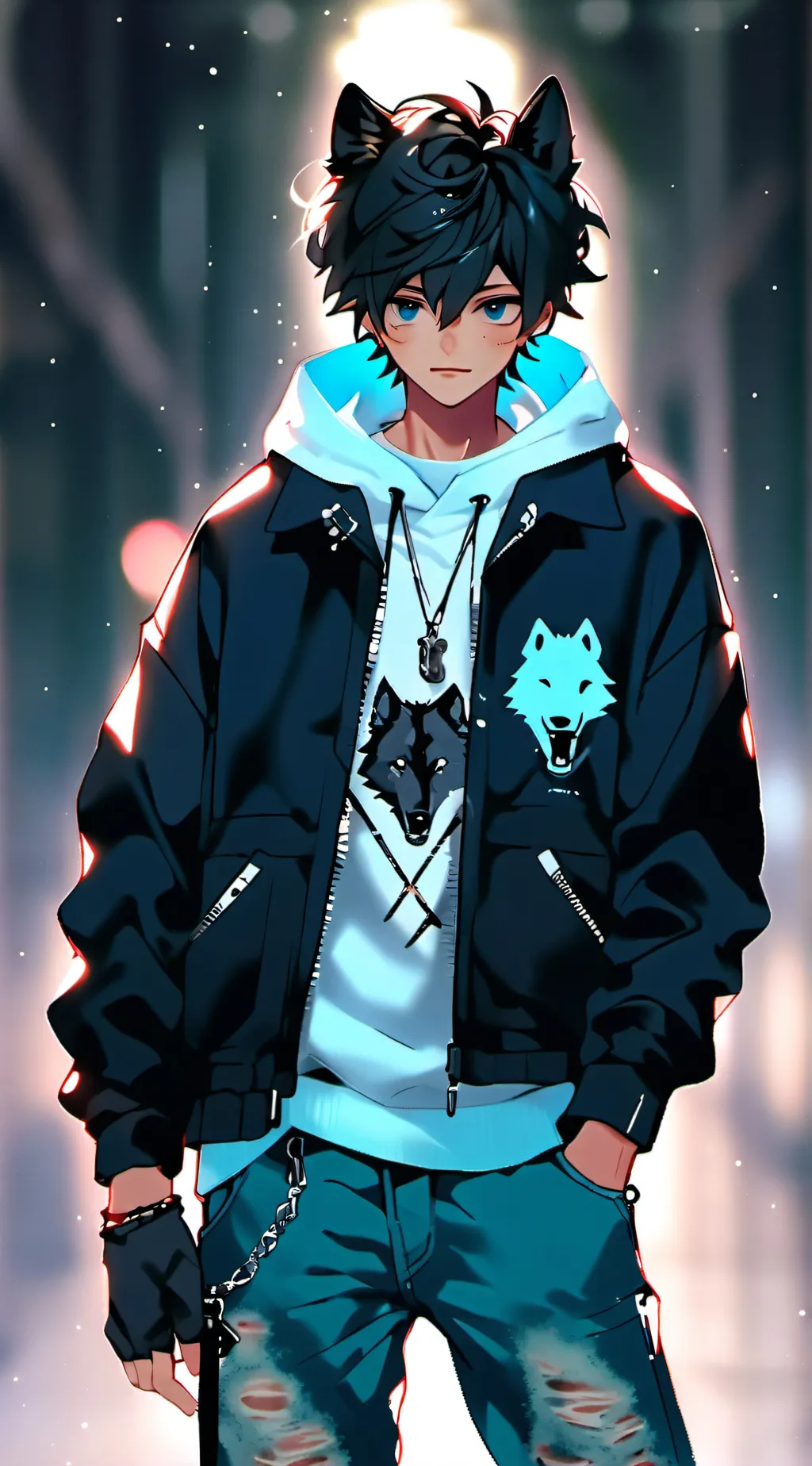 ai character: 💋Oliver💋￼ background